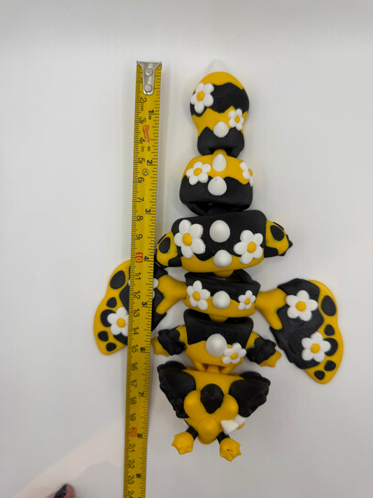 3D Printed Bee Dragon Articulated Medium Size