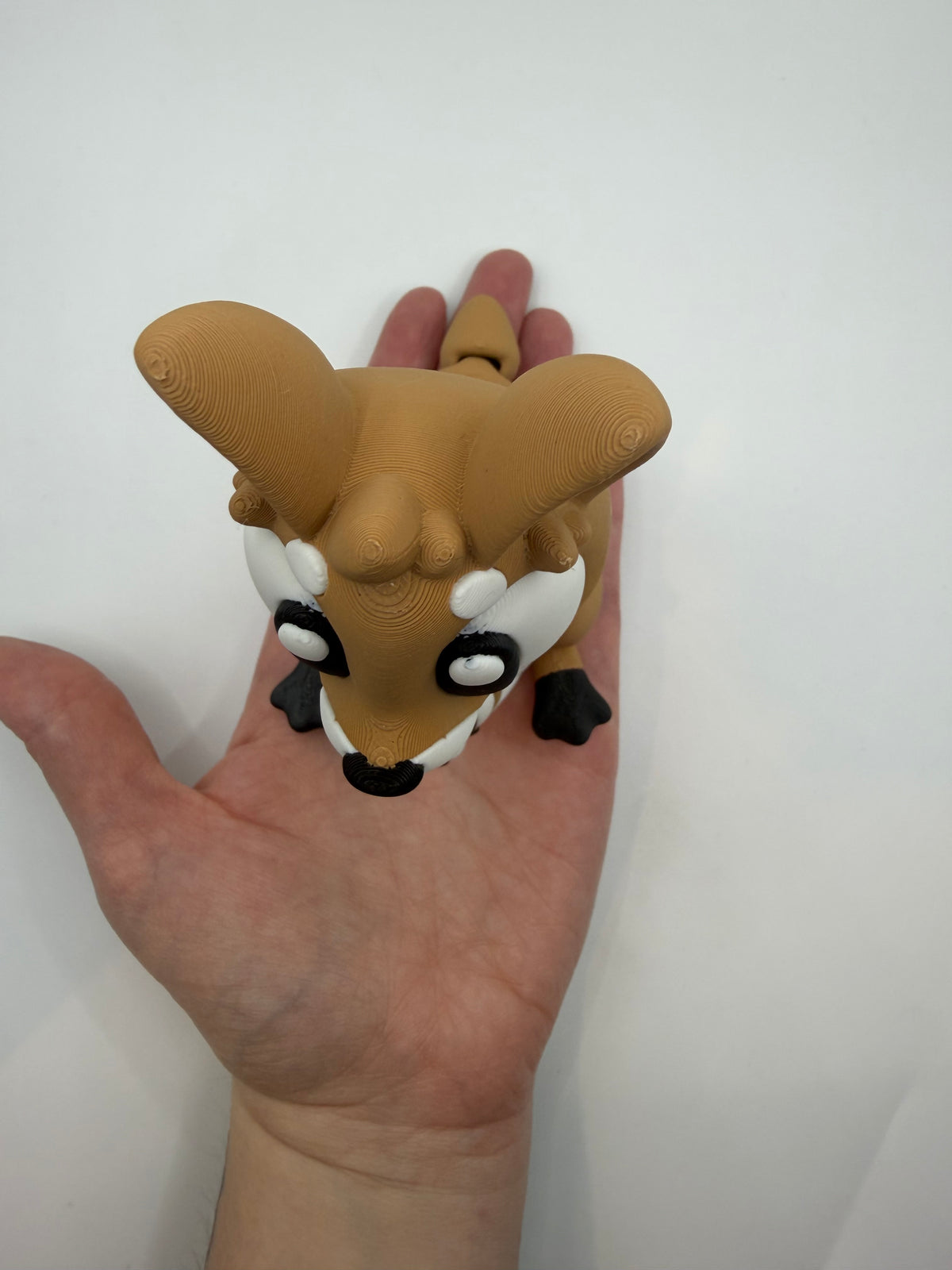 3D Printed Kangaroos Palm Pet Desk Buddy Articulated Medium Size