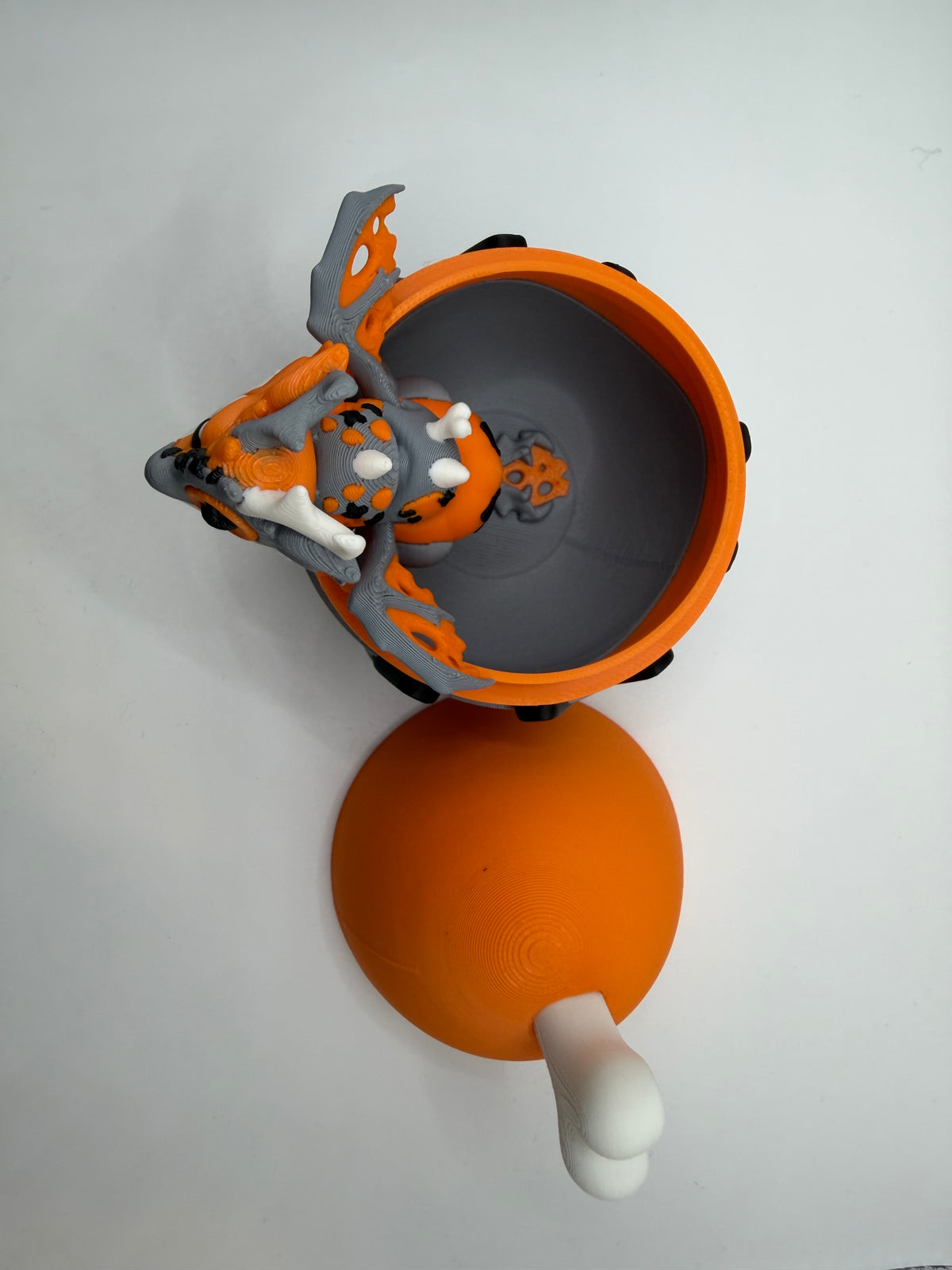 3D Printed Halloween Dragon & Egg Set Articulated