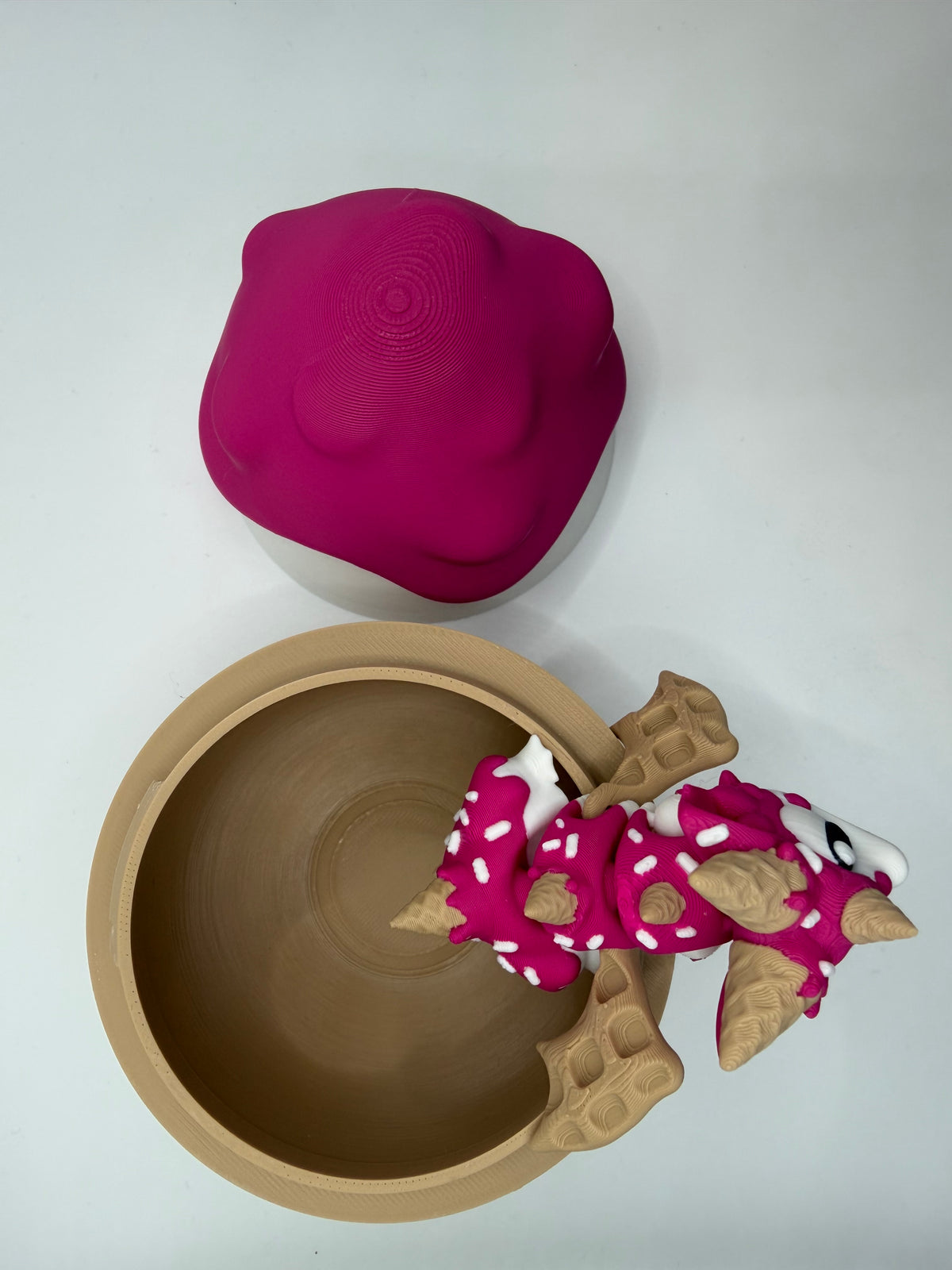 3D Printed Sugar Rush Dragon & Egg Set Articulated