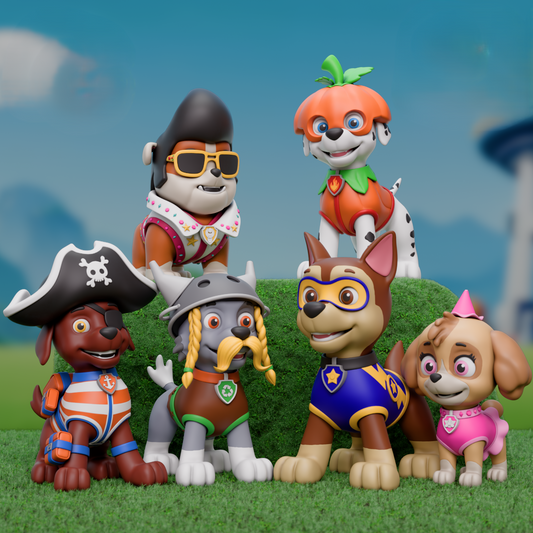 Halloween Paw Patrol Inspired 3D Printed Figurine