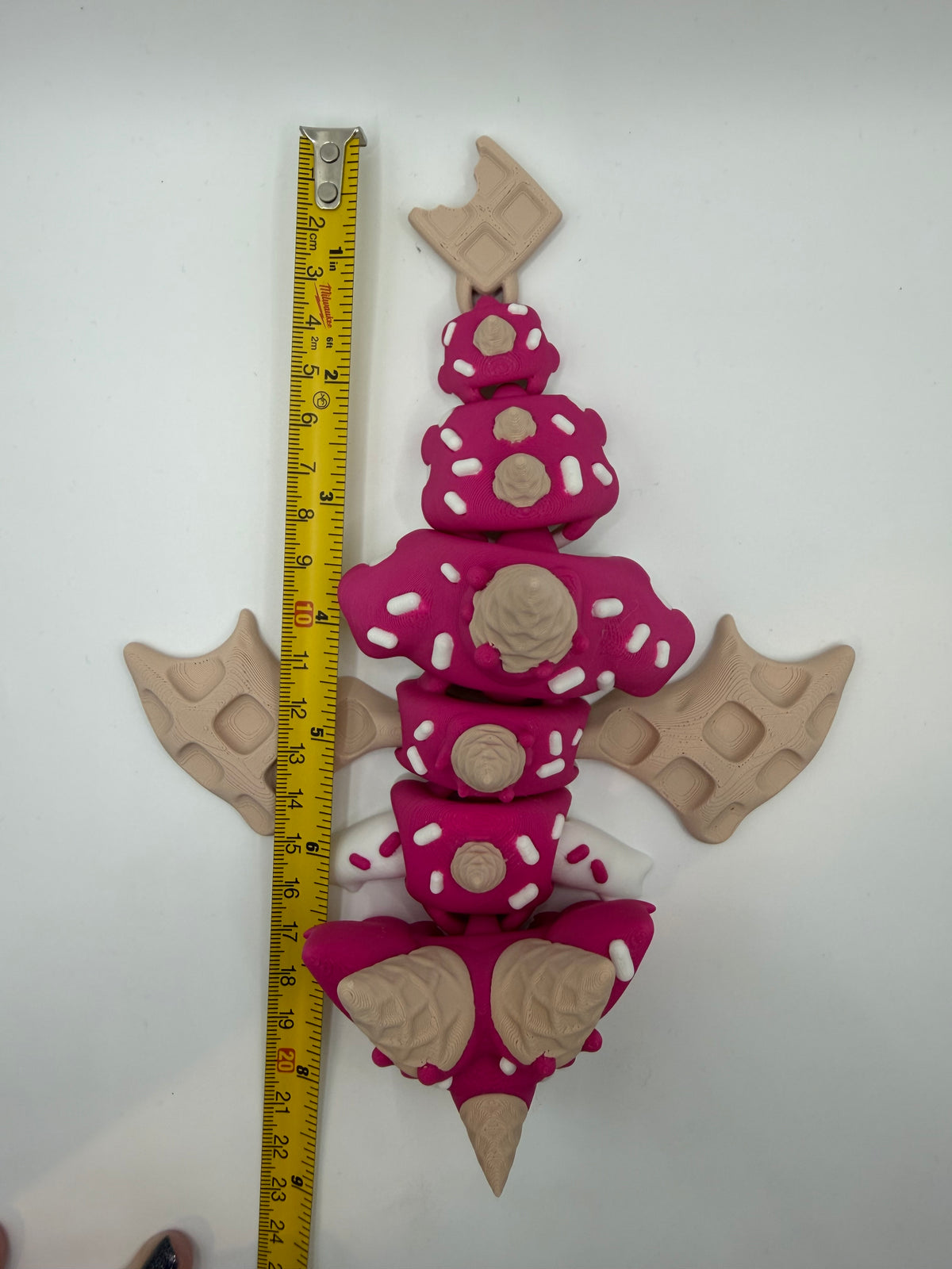 3D Printed Sugar Rush Dragon Articulated Medium Size
