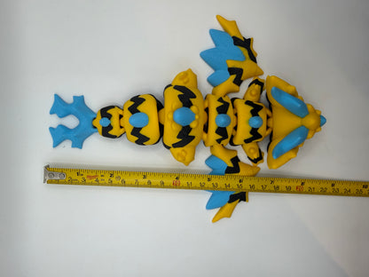 3D Printed Voltage Dragon Articulated Medium Size