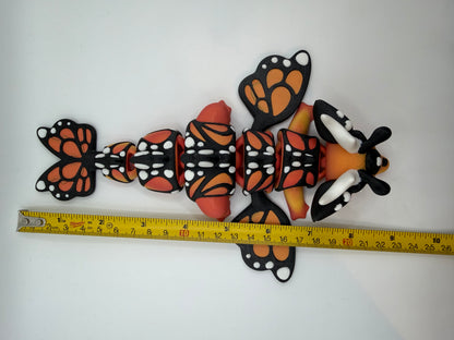 3D Printed Butterfly Dragon Articulated Medium Size