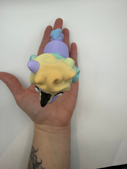3D Printed Unicorns Palm Pet Desk Buddy Articulated Medium Size