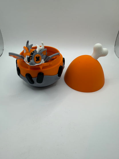 3D Printed Halloween Dragon & Egg Set Articulated