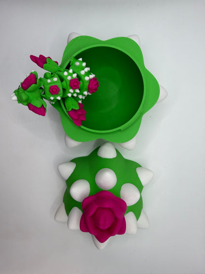 3D Printed Cactus Dragon & Egg Set Articulated