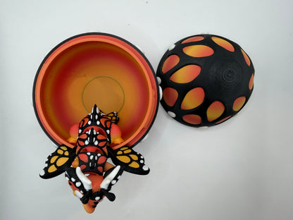 3D Printed Butterfly Dragon & Egg Set Articulated