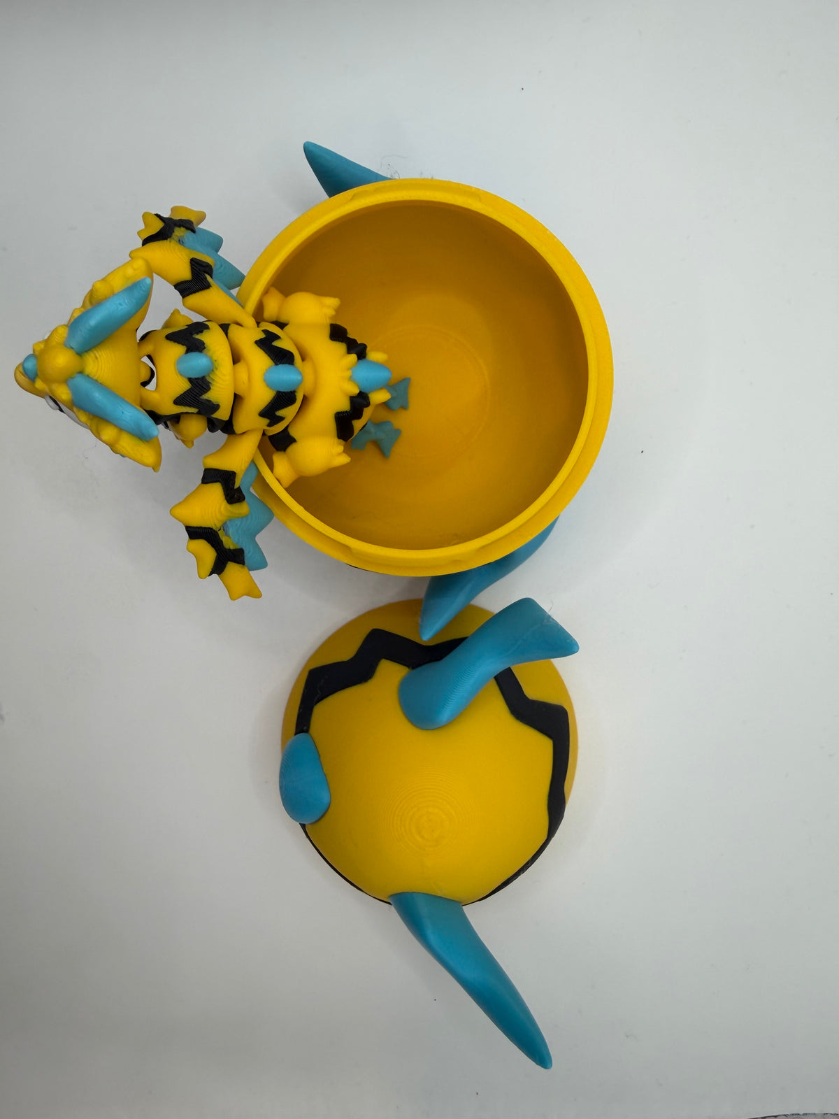 3D Printed Voltage Dragon & Egg Set Articulated