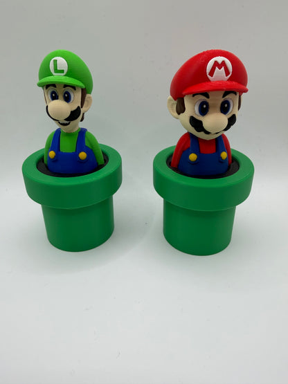 Super Mario Warp Pipe Clickers - Set of 5