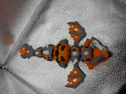 3D Printed Halloween Dragon Articulated Medium Size