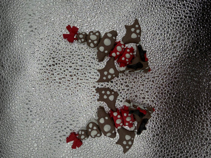 3D Printed Christmas Reindeer Dragon Articulated