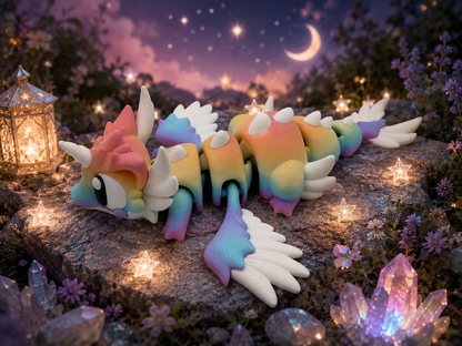 3D Printed Celestial Dragon Articulated Medium Size