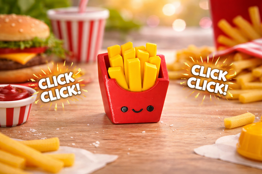 3D Printed French Fries Clicker