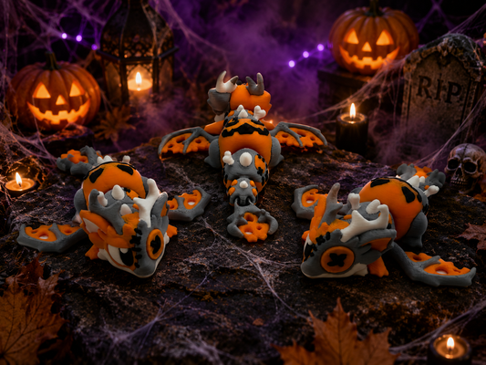 3D Printed Halloween Dragon Articulated