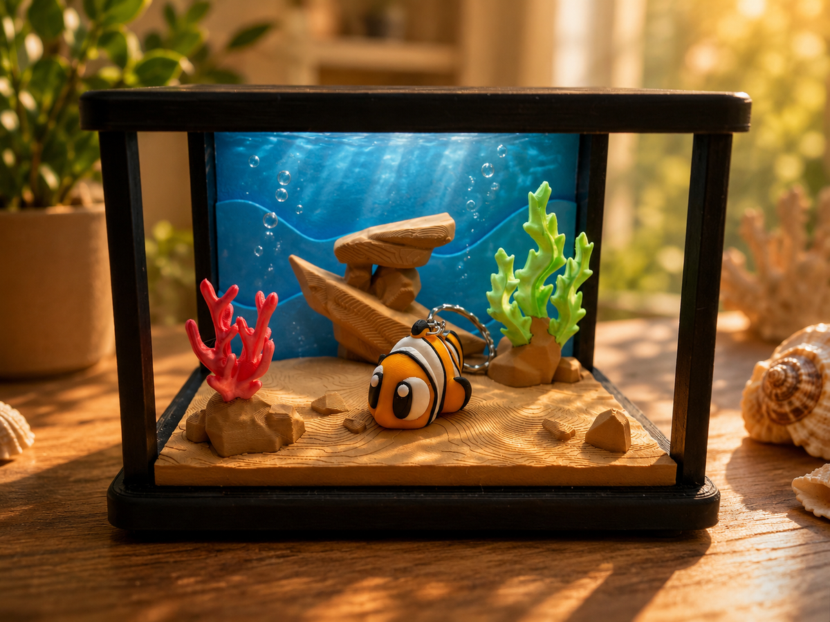 3D Printed Nemo Fish Animal Playset Articulated