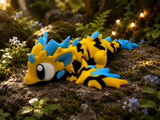 3D Printed Voltage Dragon Articulated Medium Size